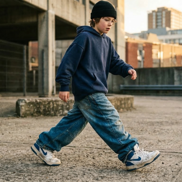 ABRUZZ “Cloud” Signature Oversized Retro Denim